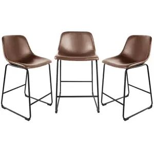 Rfiver Counter Height Bar Stools Set of 3