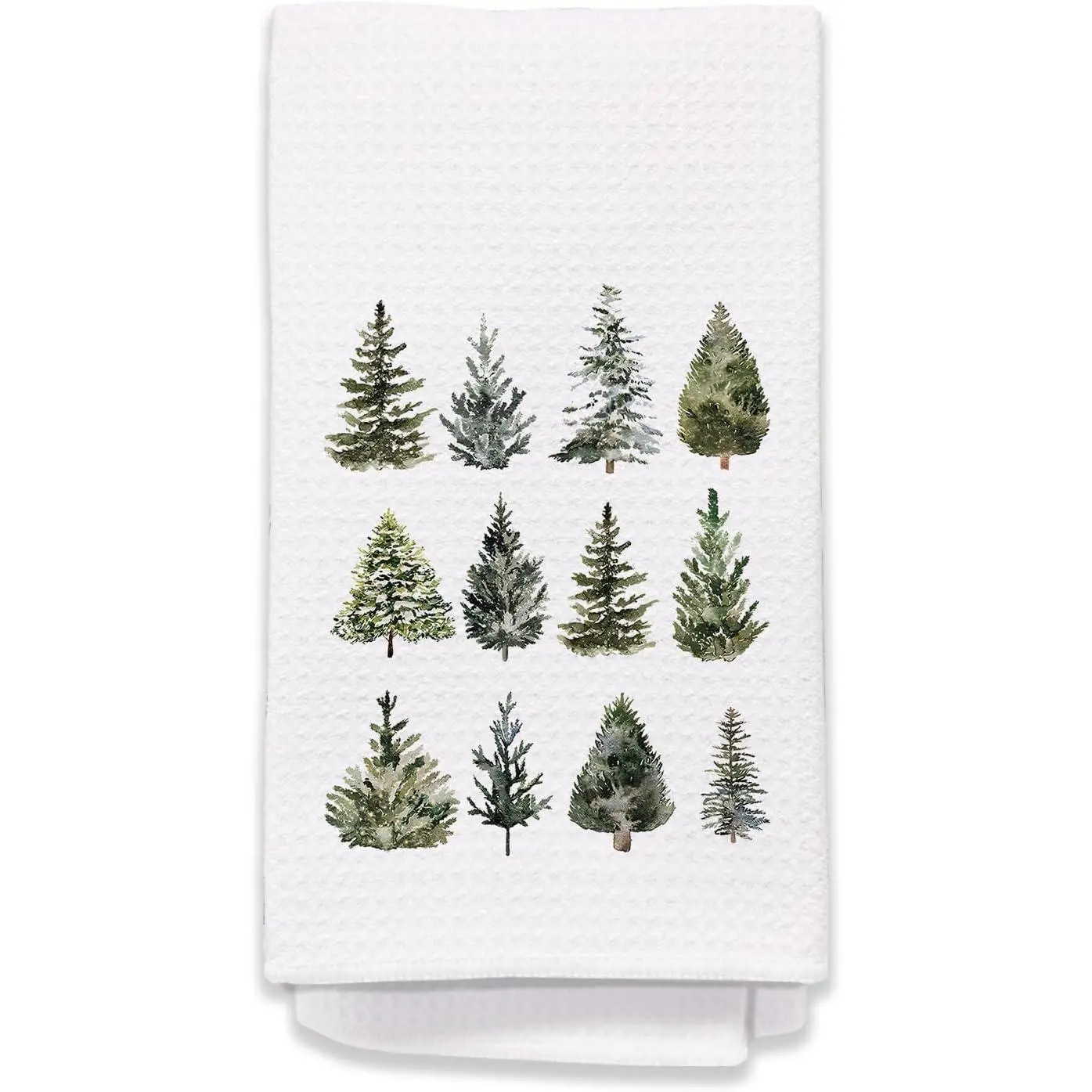 Christmas Kitchen Towels, Winter Kitchen Towels, Christmas Tree Decor, Christmas Tree Hand Towels for Bathroom, Christmas Dish Towels Tea Towels