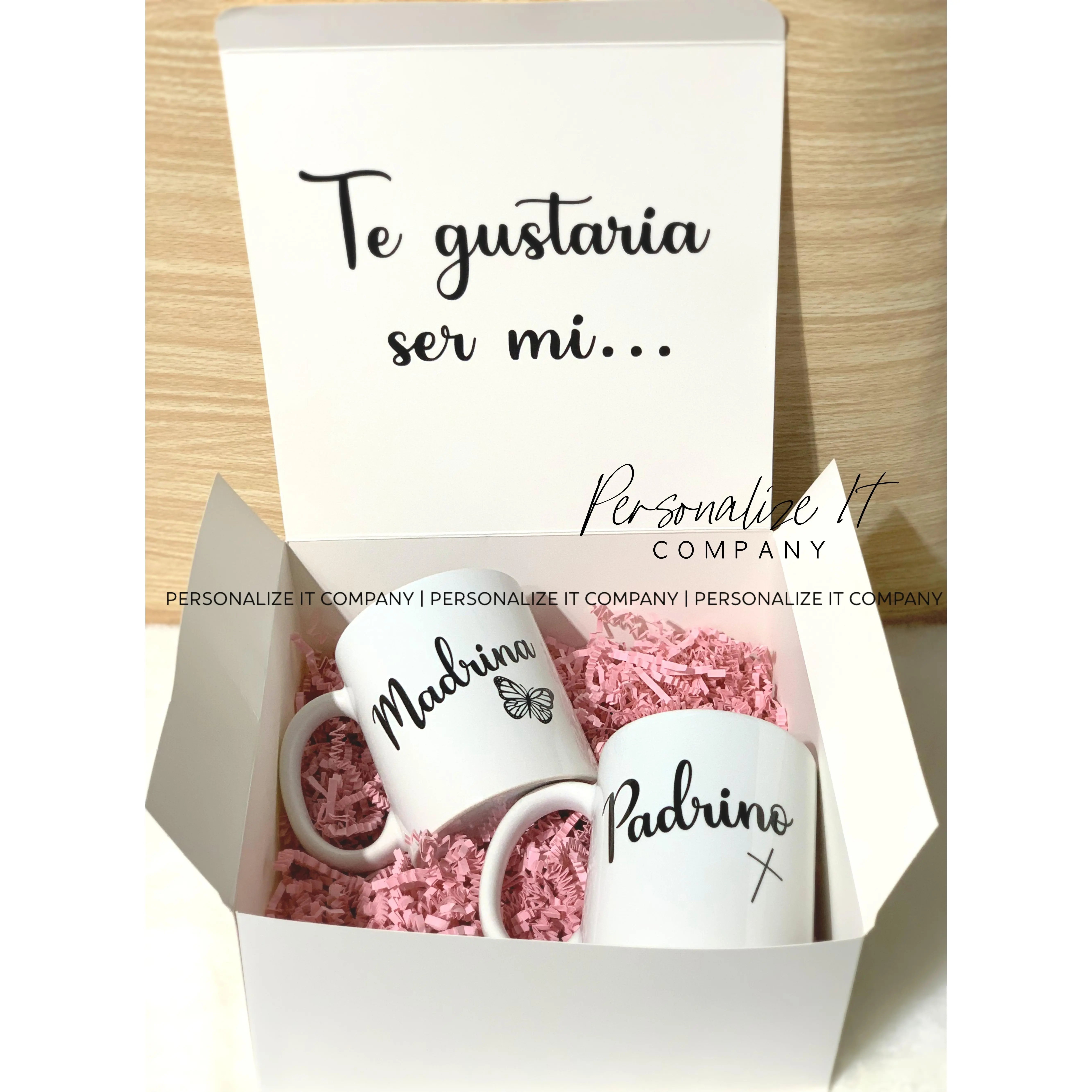 Godparent Proposal Box | Godparent Gift Baptism First Communion Godfather Godmother | Regalo para Padrinos | Madrina Padrino Bautizo Primera Communion