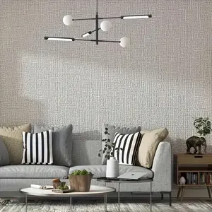 wallpaper 2pcs Thermal Insulation Linen Self-Adhesive Wallpaper - Washable Texturized Wall Covering with 3D Effect, Flame Retardant, Waterproof, oil-resistant, and stain-resistant, it also has good sound insulation, Decor Random Match Pat