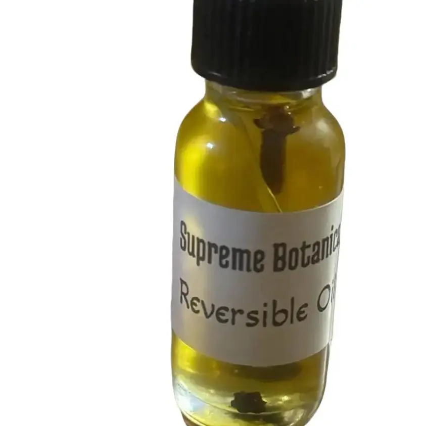 Supreme Botanicals Reversible Oil - Purify & Protect Against Negative Energy - USA Made - Shield Against Hexes Curses & Jinxes - Powerful Ally for Cleansing and Defense Aromatherapy Solution Wellness