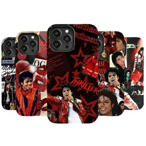 Michael Jackson Phone Case: Iconic Glove-Themed King Of Pop Retro Pop Music Fan Art Aesthetic Cover Compatible with iPhone X, 11, 12, 13, 14, 15, 16, 17 & Samsung