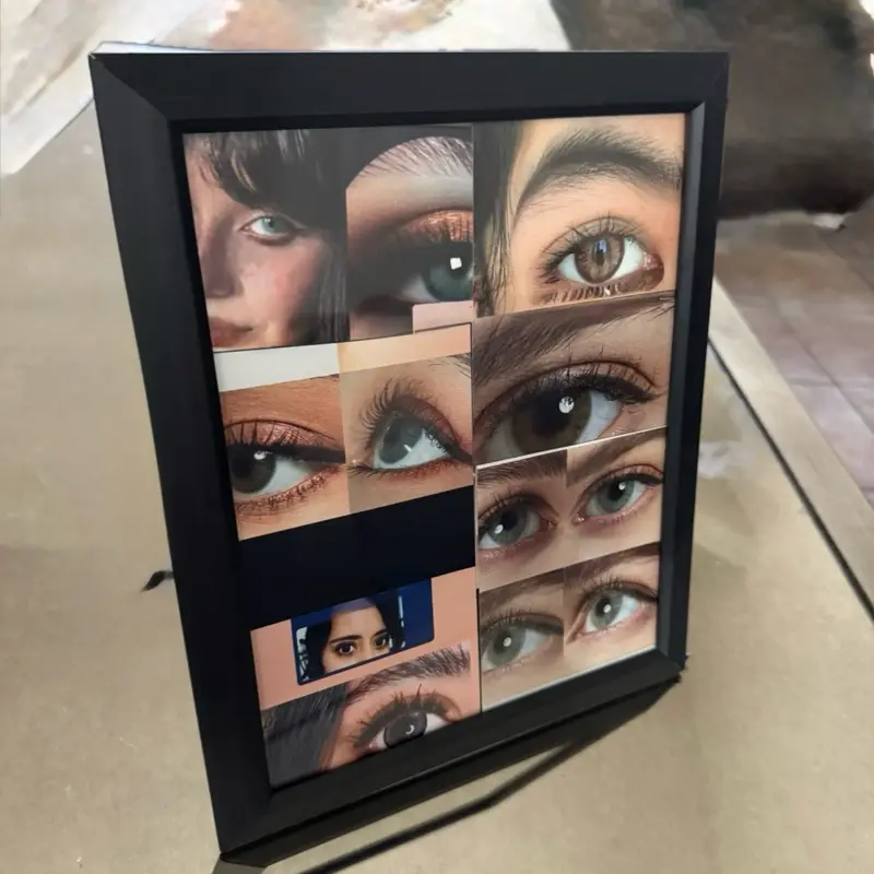 Rectangular Photo Picture Frame, Home Decor Accessory with Different Shades and Multiple Colors