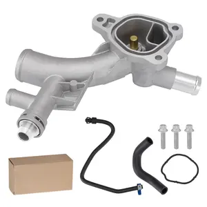 Aluminum Coolant Water Outlet with Inlet Hose 25193922 902-846  for Chevrolet Cruze Sonic Trax 1.4L For 2013-2019 Buick Encore 1.4L