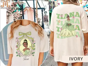 Retro Comfort Colors #Tiana Shirt, Princess Shirt, Girl Trip Shirt, Group Shirt, Trip 2025 Shirt
