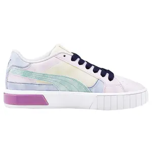 PUMA Womens Cali Star Tie Dye Lace Up Sneakers Shoes Casual - Purple