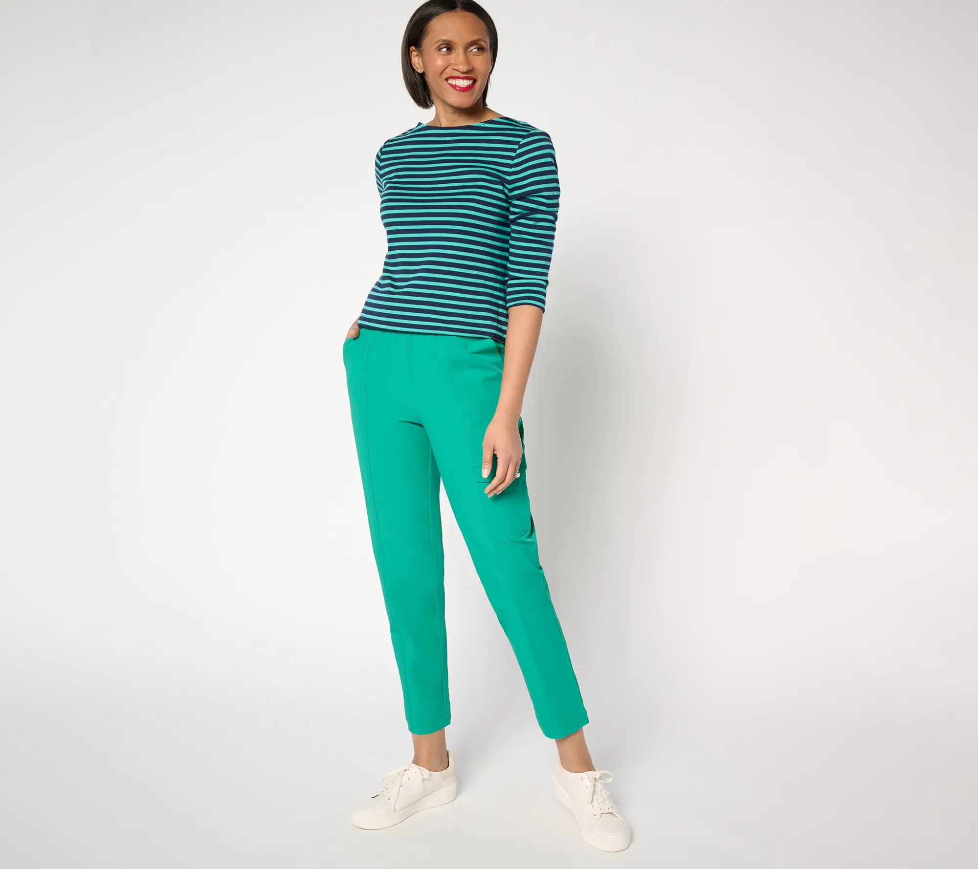 Isaac Mizrahi Live! Regular Clubhouse Saturday Stretch Pants