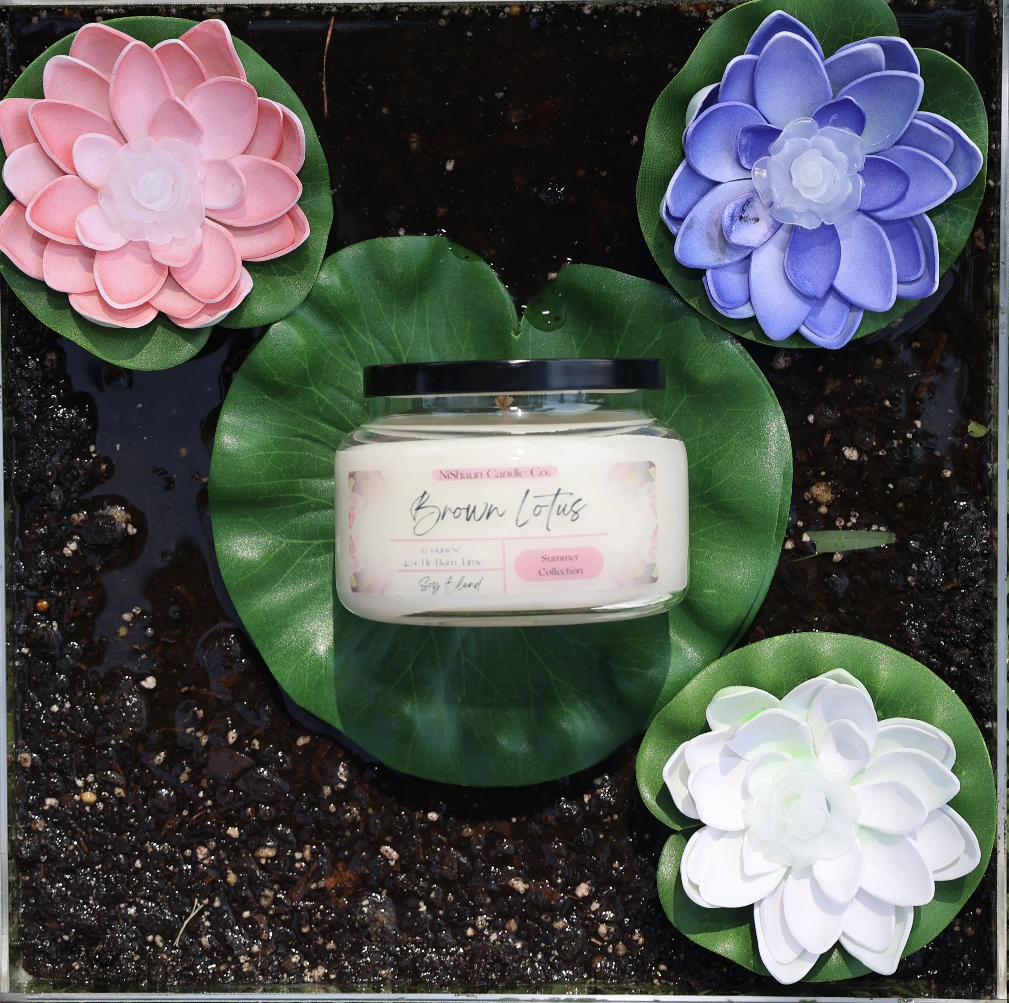 Brown Lotus Candle Brown Lotus Candle