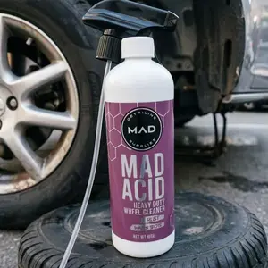 Mad Acid Glass Cleaner Car Wheel Cleaner Chrome Plated Surface Safe Efficient Cleaning Solution