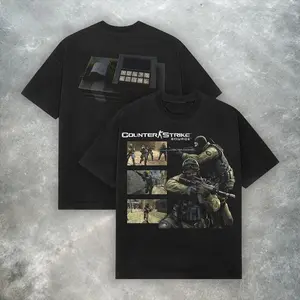 Counter Strike Source Tee  Vintage Y2K Streetwear T-Shirt
