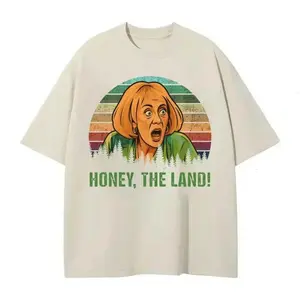Honey The Land Sylvia Browne Shirt, Vintage Unisex Softstyle Tee, Retro Psychic Quote Graphic Shirt