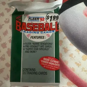 1992 Fleer Baseball Jumbo Pack - Collectible Trading Cards