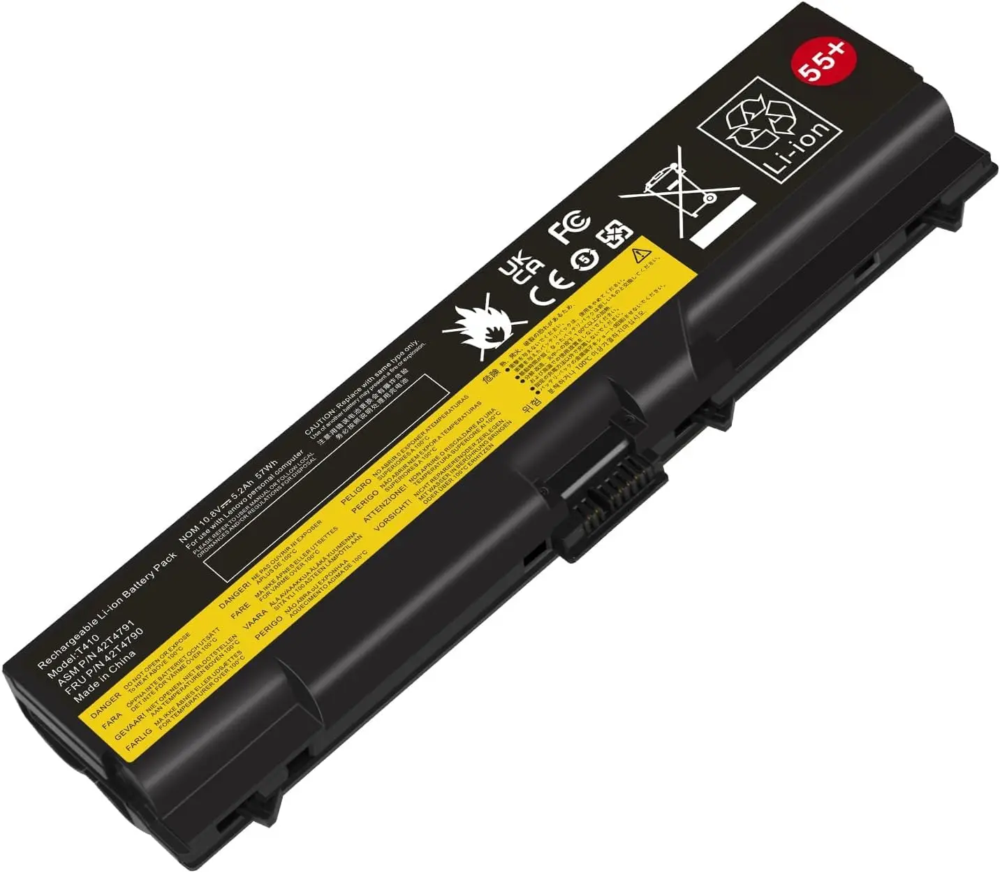 【T410】55+ DIY Easy Swap Laptop Battery Works Lenovo ThinkPad E425 E525 T410i L410 L510 W510 05787VJ 05787XJ