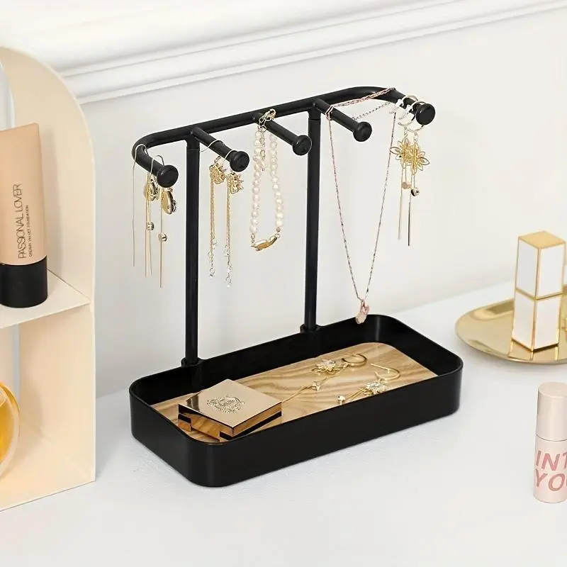 Wholesale Jewelry Storage Box Hanging Rack Necklace Earring Key Small Items Display Stand Versatile Organizer Holder Home Jewelry Organizer