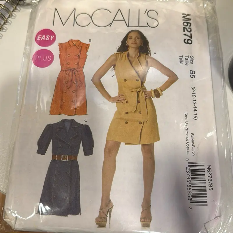 McCalls 6279, sizes 8-16