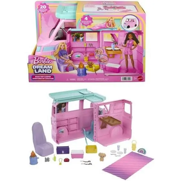 Barbie Dream Land Road Trip Camper Vehicle Playset  [COLLECTIBLES] Paper Doll