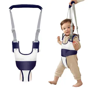 Baby Walker Breathable Baby Walking Harness Handheld Kids Walker Helper Toddler Infant Walker Harness Assistant Belt Pulling and Lifting Dual Use Walking Assistant Strap (DarkBlue 1)