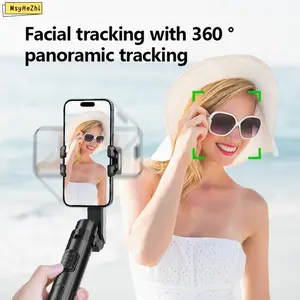 MsyHeZhi. Gimbal Stabilizer for SmartiPhone, AutoFace Tracking Selfie Stick Tripod, BlackFriday,360Rotation & Motion Follow, Remote Control for VlogLive,Video Smartphone Cellphone