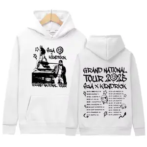 Kendrickkkk Grand National Tour 2025 Hoodie Showcasing Authentic Hip Hop Style