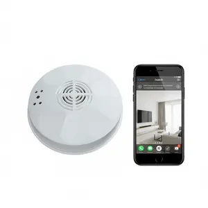 1080P FHD WiFi Security with Night Vision, Built-in Large Capacity Battery, Ceiling/Wall Mountable Overhead View, Motion Detection Alarm, Local SD Card Storage (Not Included) for Home Office Shop Smart Security