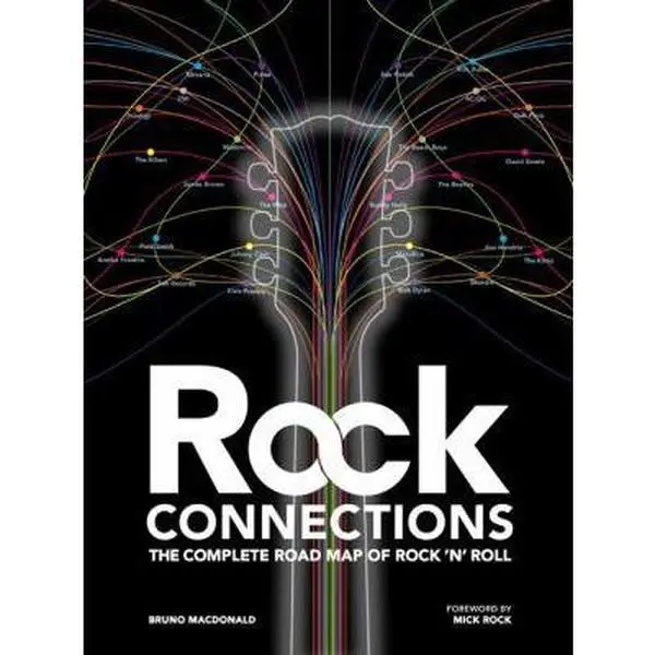 USED Book - Rock Connections: The Complete Family Tree of Rock 'n' Roll by Bruno MacDonald (Paperback) - english