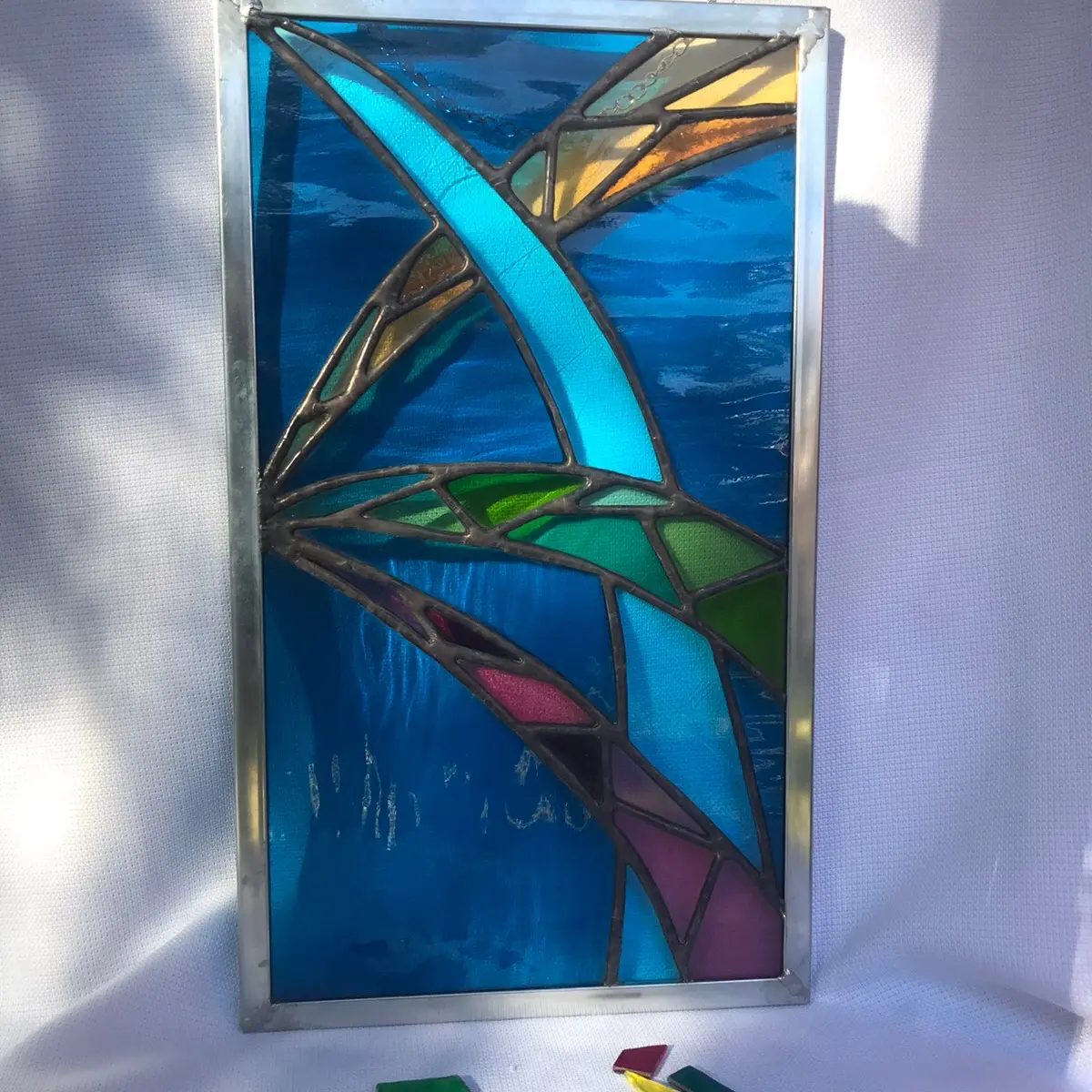 Stained Glass Window Panel
