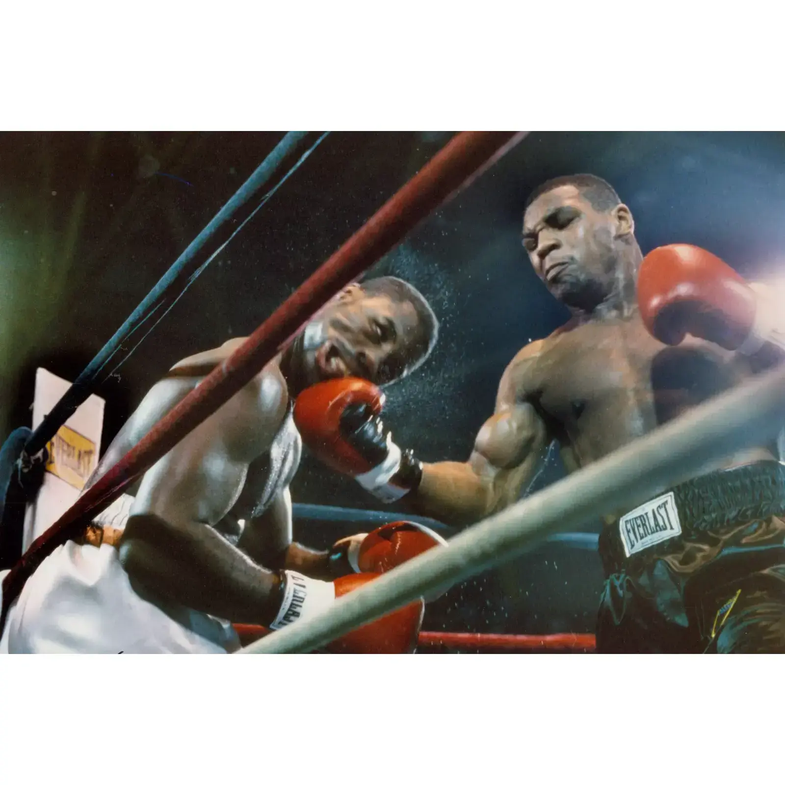 Iron Mike Tyson Upper Cut Knock out KO Boxing Poster