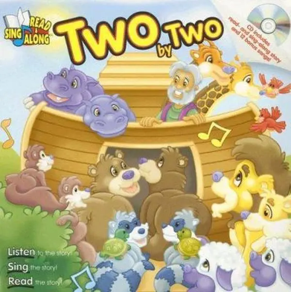 USED-Two by Two Read & Sing Along Board Book With CD by Kim Mitzo Thompson (Unknown)
