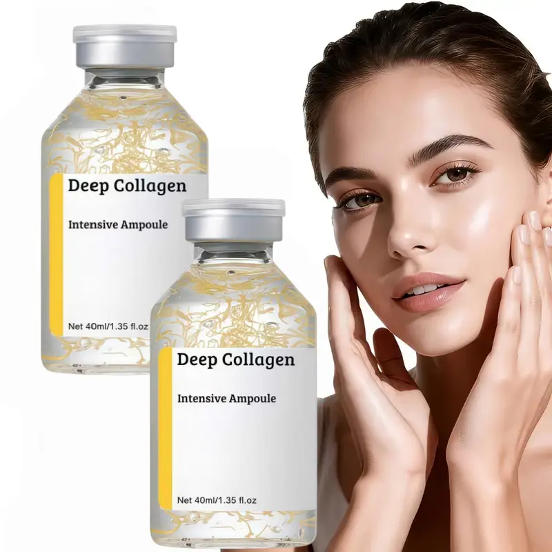 2-Pack Collagen Facial Serum (40ml) - Moisturizer for All Skin Types, Hydrates, Tightens, Smooths, Evens Skin Tone with Long-Lasting Moisturization, Hydrate