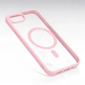 Candy Color Magnetic Protective Case for Iphone 17E/16 E Magnetic Clear Smartphone Phone Cover Support Wireless Charging