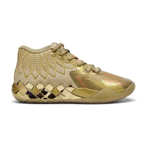 PUMA Mens X Lamelo Ball Mb.01 Golden Child Basketball Sneakers Shoes Court - Gold PUMA Mens X Lamelo Ball Mb.01 Golden Child Basketball Sneakers Shoes Court - Gold