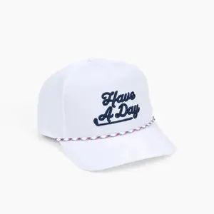 Breezy Golf Have A Day Limited Edition Summer Rope Hat - WM Phoenix Open Collab | Cotton Blend Adjustable Snapback Cactus-Inspired Embroidery