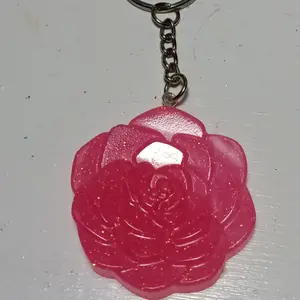 Pink resin large flower