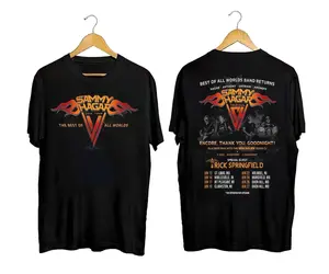 Sammy Hagar 2026 Best Of All Worlds Tour T Shirt Size S-5XL