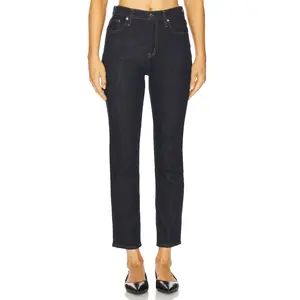 PISTOLA Bri High Rise Slim Straight Ankle Jeans in Nightfall