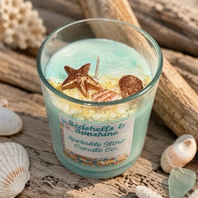 Seashells & Sunshine Candle