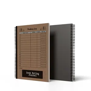 A5 Size Reading Log Book, Reading Record Book, Reading Journal Notebook, Spiral Notebook Journal, Book Log Book, Book Reading Log Book, Gift for Book Lovers