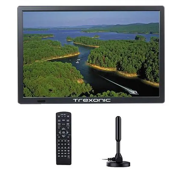 Trexonic Portable Rechargeable 15.4 Inch LED TV Trexonic Portable Rechargeable 15.4 Inch LED TV