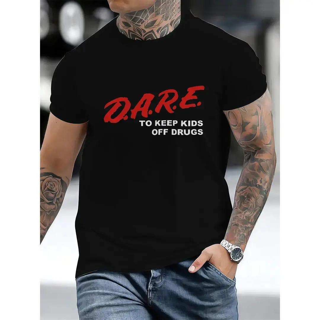Vintage 90s DARE Retro T-Shirt Unisex Short Sleeve Tee With Classic Design