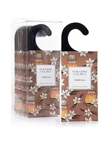 Large 12 Packs Vanilla Hanging Closet Air Freshener Scented Sachets Long Lasting Smell Goods