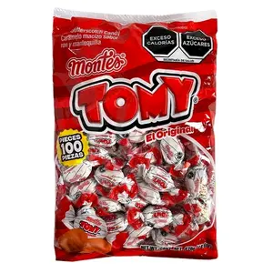 TOMY - Rich Butterscotch Candy, Caramelo macizo sabor ron y mantequilla / 100 Pieces Bag /