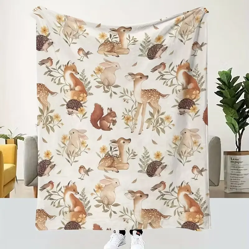 Soft and Comfortable Digital-Print Nap Blanket