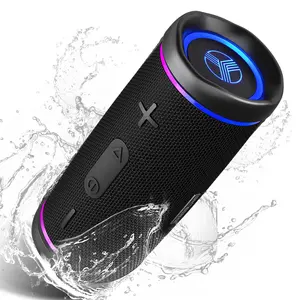 Rugged & Loud TREBLAB HD77 Portable Bluetooth Speaker - Powerful 360° Sound, 30W Audio with Impactful Bass, 20H Battery, IPX7 Waterproof