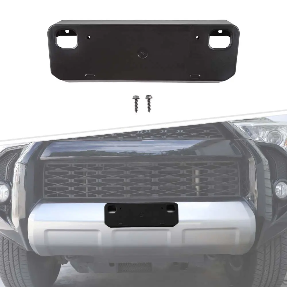 Front License Plate Mount Bracket Holder - Automotive Frame Replacement Auto Parts Accessory, Car Accessory, Fit for 2010-2023 4Runner Truck, Car Accessories, Auto Parts Accessories