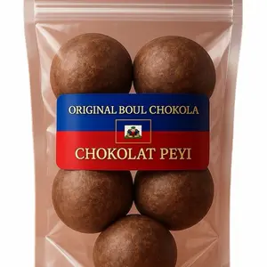 4 Original Boul Chokola Peyi – 4Boul Rich Dark Chocolate Snack – Premium Quality Chocolate Treats