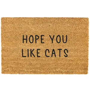 Hope you like Cats, Cat doormat, Door mat, Funny Doormat, Welcome Mat, Funny Door mat