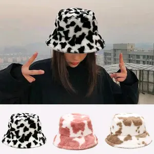 Bucket Hats - Animal Print Design with Black and Brown Leopard Patterns, Versatile for Everyday Wear, Available in Various Colors