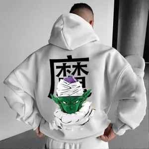 Unisex Anime Piccolo Print Hoodie, Dragon Ball Hoodie, Manga Hoodie For Men, Best Anime Hoodie, Gift For Anime Lovers (Go up 1 to 2 sizes if you want a loose fit)