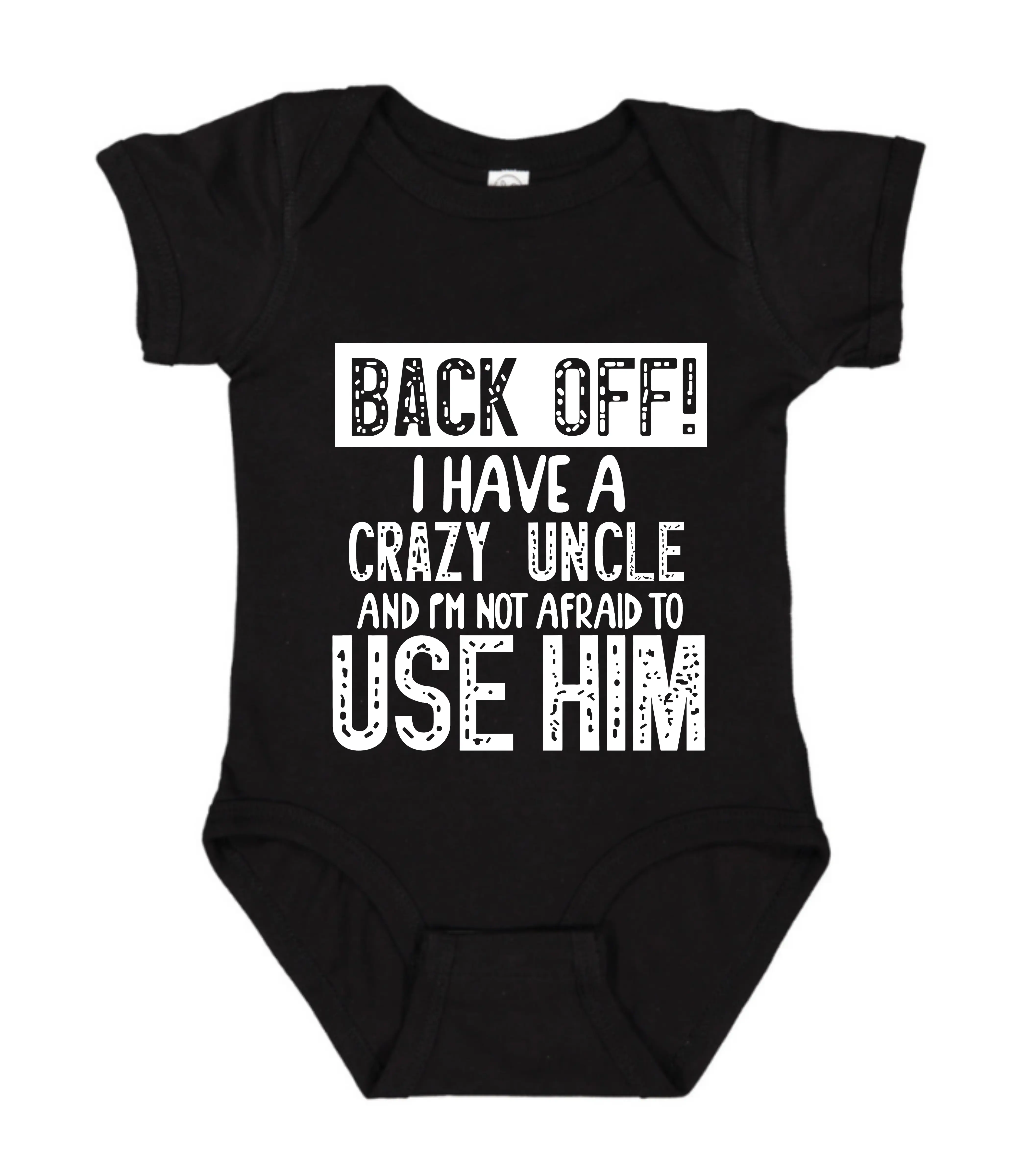 I Have A Crazy Uncle Onesie, Pregnancy Announcement Gift, Cotton Baby Clothes, Funny Bodysuit, Baby item
