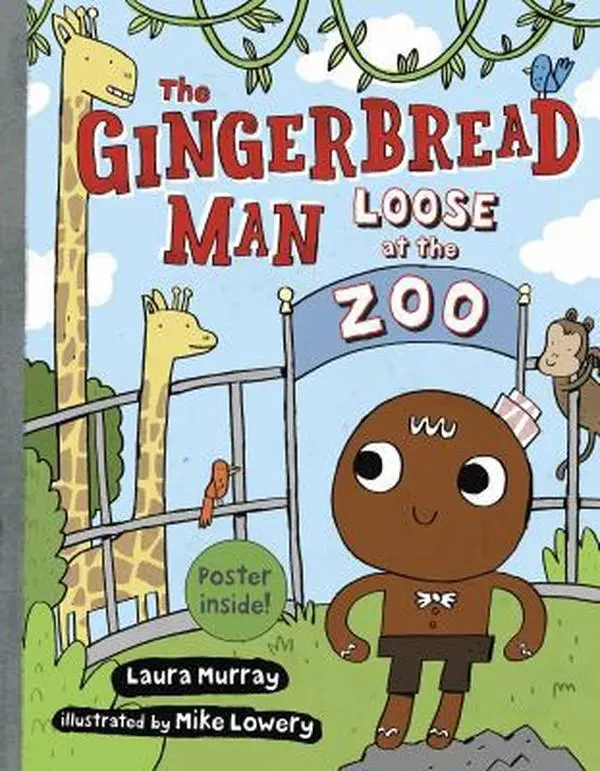 USED Book - The Gingerbread Man is Loose: The Gingerbread Man Loose at the Zoo by Laura Murray (Paperback)